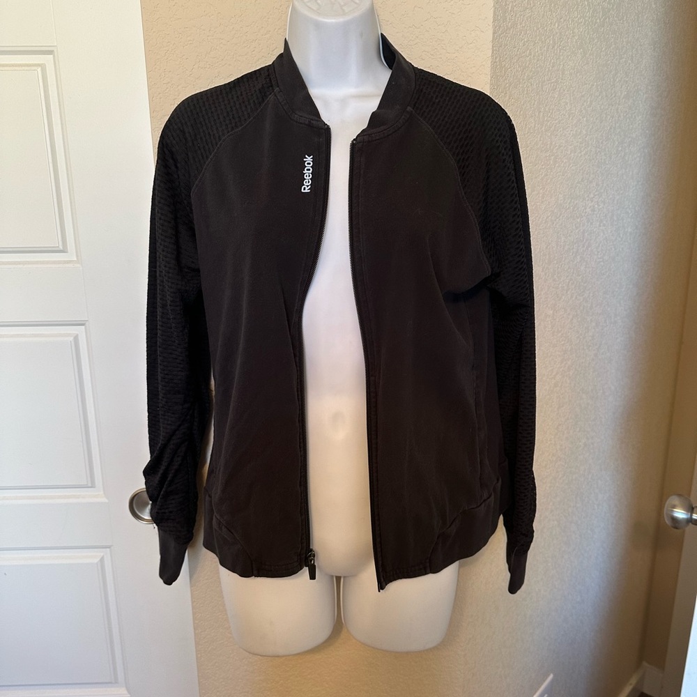 Reebok Women's Black Bomber Jacket